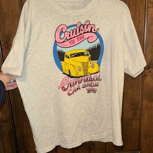 Distressed Cruisin' Car Show Graphic Tee